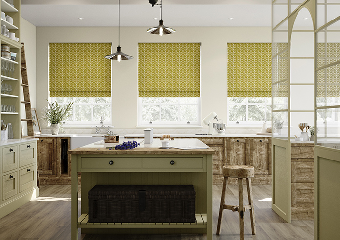 Orla Kiely Linear Stem, Seagrass - Roman Blind - Image 3